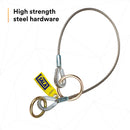 3M DBI-SALA 5900551 Anchorage Connector, 6' Cable Tie-Off Adaptor, Pass-Thru Type, Silver