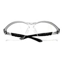 3M Safety 11376-00000-20 BX Reader Protective Eyewear, Clear Lens, Silver Frame, 2.5 Diopter (Case of 20)