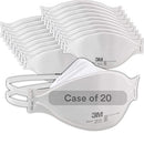 3M Aura Particulate Respirator 9210+, N95, Pack of 20 Disposable Respirators, Convenient Individually Wrapped, Stapled Flat Fold Design, Low Profile Design Reduces Eyewear Fogging