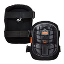 Ergodyne Proflex 347 Professional Knee Pads, Protective Long Cap, Lighweight Gel Padded Technology, Adjustable Straps, Black