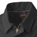 Pioneer Hi Vis Heavy Duty Quilted Cotton Duck Safety Jacket - Reflective Tape - Black