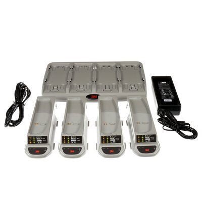 3M Versaflo TR-344N 4-Station Battery Charger Kit. Each