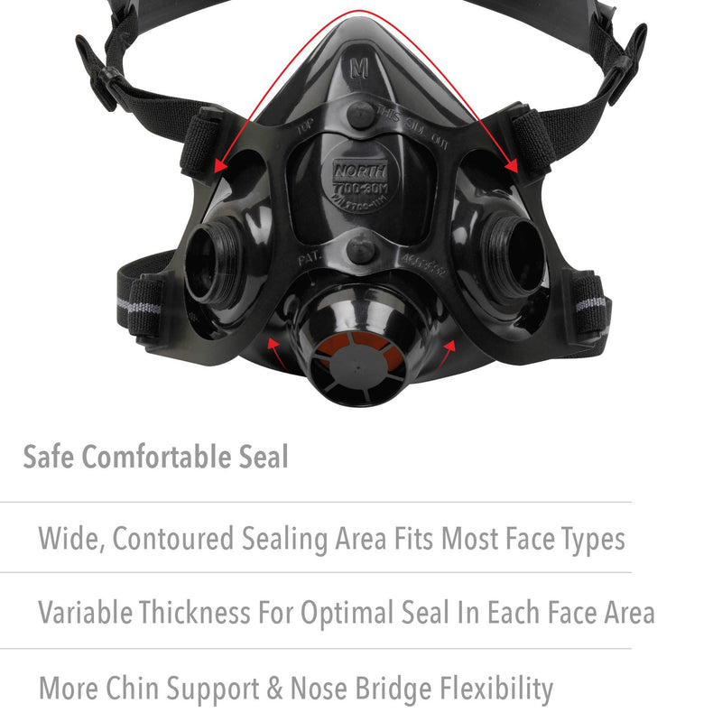 Honeywell North 770030M Half Mask Respirator