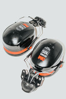 PK/6: 3M H10P3E Peltor Optime 105 Helmet Mount Earmuffs with Liquid/Foam Earmuff Cushions