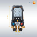 Testo 557s Smart Digital Manifold Kit with Wireless Temperature and Vacuum Probes, -14 to 870 psi
