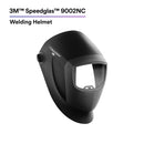 3M Speedglas 04-0112-00NC 9000 Series Welding Helmet, No ADF. Each
