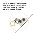3M DBI-SALA 5000338 Vertical System Component, Manual Wire Rope Grab for Use On 3/8" (95 mm) 7x19 Cable Lifeline, Silver