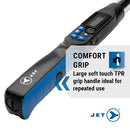 JET Digital Torque Wrench - 3/8 Inch Drive - 5-99.5 ft/lb Torque