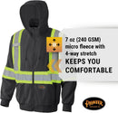 PIONEER V1060550-2XL High Visibility Safety Hoodie