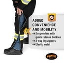 Insulated Waterproof Overall Safety Bib Pants - Easy Boot Access