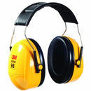 3M Peltor OCS1401 Optime 98 High Viz Yellow ABS Over-The-Head Hearing Conservation Earmuffs, Noice Reduction Ratio 25 dBA