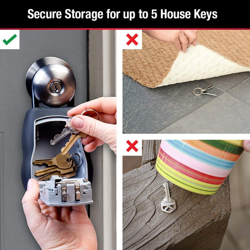 Master Lock 5401D Select Access Wall-Mounted Key Storage Box with Set-Your-Own Combination Lock