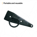 3M DBI-SALA 2103677 Anchor for Roof, Reusable, Compact Anchor for Flat Or Sloped Wood Roofs with D-Ring, Black