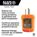 Klein Tools CL120VP Electrical Voltage Test Kit with Clamp Meter, Three Testers, Test Leads, Pouch and Batteries, Multi