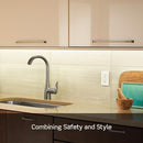 Leviton Self-Test SmartlockPro Slim GFCI Tamper-Resistant Receptacle with LED Indicator