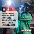 Jackson Safety 46200 Rebel ADF Welding Mask and Hood Kit, 1.38" x 3.54" Viewing Area