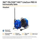 3M PELTOR WS LiteCom PRO III Headset - Neckband - Intrinsically Safe