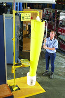 Bradley S19-330 Vinyl Laminate Safety Shower Privacy Curtain, 70" Length x 145" Width, Yellow