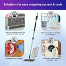 3M 59051 Easy Scrub Express Flat Mop Tool with 16" Pad Holder, High-Gloss Green