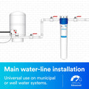 3M Aqua-Pure Whole House Standard Diameter Water Filter Transparent Plastic Housing AP102T, 5530008