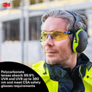 3M™ Solus Protective Eyewear with Clear Scotchgard™ Anti-Fog Lens, S1101SGAF, Black/Blue, Pack of 20