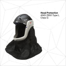 3M Versaflo M-407 Respiratory Helmet Assembly with Premium Visor and Flame Resistant Shroud