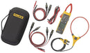 Fluke 393FC Clamp Meter and Solar Test Lead Kit, CAT III 1500 V, IP54-Rated, DC Power Measurements, Fluke Connect Software, 18 inch iFlex, MC4 Test Leads