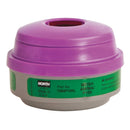 Honeywell 7584P100L North N Combination Cartridge/Filter, P100, 0.9997, Polystyrene, Green/Magenta