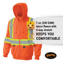 PIONEER V1060550-2XL High Visibility Safety Hoodie