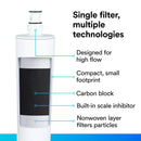 3M Water Filtration System for Commercial Ice Maker Machines ICE125-S, High Flow Series