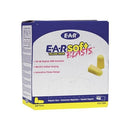 E-A-Rsoft Blasts Earplugs, Uncorded, Foam, Yellow Neon/Red Flame, 200 Pairs/Box