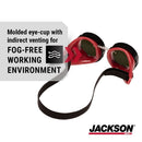 Jackson Safety WS Series Retro Safety Goggles - Welding & Cutting Eye Protection for Men & Women - Indirect Vented, Fits Over Most Glasses, ANSI Z87.1 (Available in multiple styles & lenses)