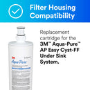 PK/2: 3M Aqua-Pure C-Cyst-FF Under Sink Residential Full Flow Water Filter Replacement Cartridge