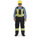Insulated Waterproof Overall Safety Bib Pants - Easy Boot Access