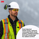 3M™ Solus Protective Eyewear with Clear Scotchgard™ Anti-Fog Lens, S1101SGAF, Black/Blue, Pack of 20