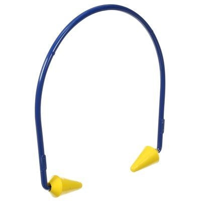 3M E-A-R Caboflex 320-2001 Banded Hearing Protector Model 600, Blue/Yellow, Uncorded