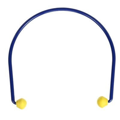 3M E-A-R 321-2101 Caps Model 200 Banded Hearing Protector, Blue/Yellow, Each