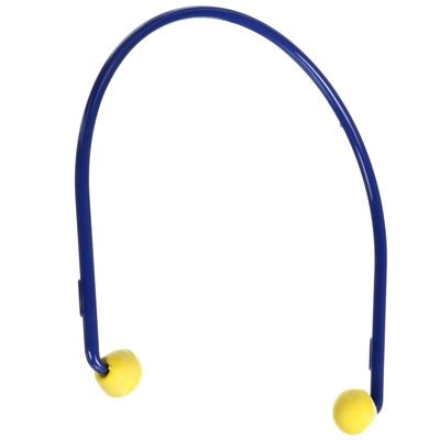 3M E-A-R 321-2101 Caps Model 200 Banded Hearing Protector, Blue/Yellow, Each
