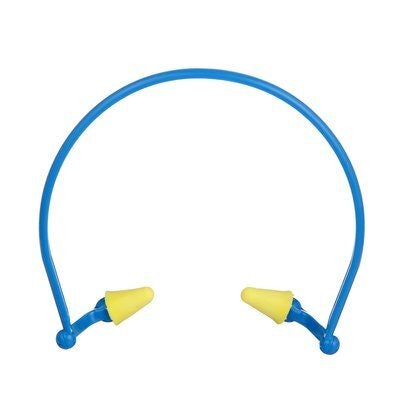 3M E-A-Rflex 350-1001 Banded Hearing Protector, Blue/Yellow. Each