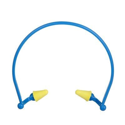 3M E-A-Rflex 350-1001 Banded Hearing Protector, Blue/Yellow. Each