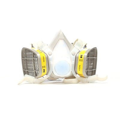 3M 5103 Half Facepiece Disposable Respirator Assembly Organic Vapor/Acid Gas, Small, Adjustable Buckle Straps. Each