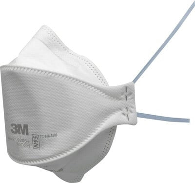 3M 9205+ Aura N95 Particulate  Respirator Three-Panel Flat-Fold Masks. Box/20