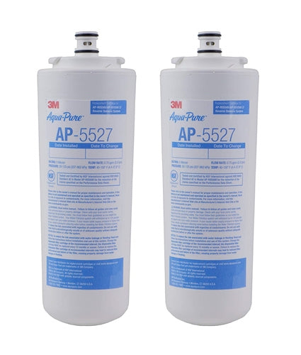 3M Aqua Pure AP-5527 Under Sink Reverse Osmosis Replacement Filter Cartridge. 2 Filters