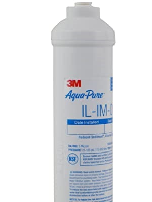 3M Aqua-Pure  IL-IM-01 In-Line Water Filter System, 5617202, 5 µm. Each