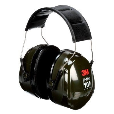 3M PELTOR H7A Optime 101 Headband Earmuffs, NRR: 27 dB. CSA Class A. Each