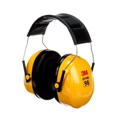 3M PELTOR Optime™ 98 Over-The-Head Earmuffs H9A -  (NRR)*: 25 dB. CSA Class A. Each