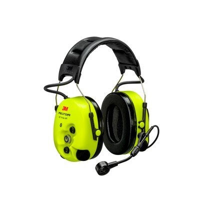 3M PELTOR MT15H7AWS6 WS ProTac XPI Level Dependent Bluetooth Headset, Headband, Yellow, NRR 26 dB, CSA A