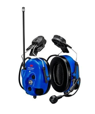 3M PELTOR MT73H7P3E4D10NA-50 WS LiteCom PRO III Hart Hat Headset - Hard Hat Attached - Intrinsically Safe, Royal Blue. Each