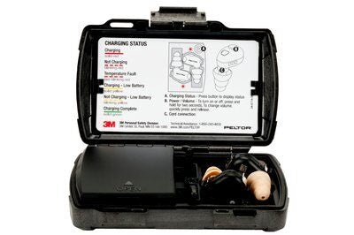 3M PELTOR TEP-100 Tactical Earplug Kit, Black. One Kit