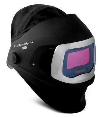 3M Speedglas 06-0600-20SW 9100 FX Welding Helmet with SideWindows and ADF 9100X Shade 5, 8-13. Each